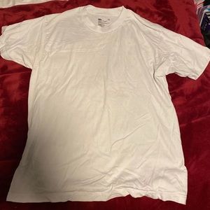 white tee